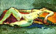 kees van dongen vilande naken kvinna oil painting
